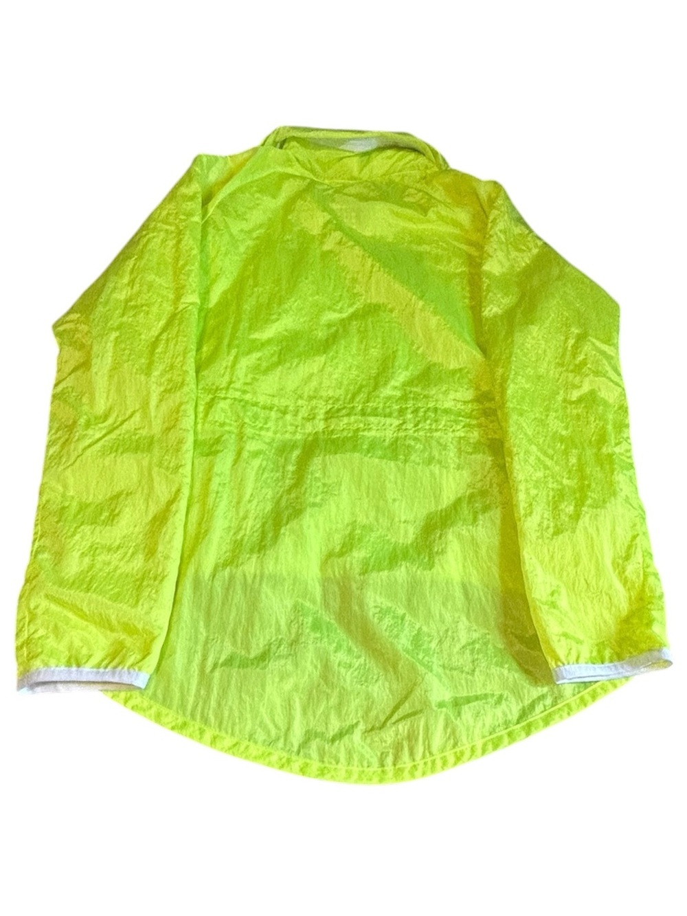 Nike Aeroshield Running Jacket Volt Yellow Hidden Hood Women’s M - Picture 2 of 16